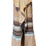 Anthropologie Sleeping On Snow Oullins Long Cardigan Vest Very Soft Tan Size L Photo 0