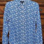 Lands' End Women's No Iron Pinpoint Oxford Button Up Shirt Photo 0