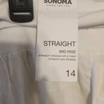 Sonoma NWT Goods For Life Straight Leg Linen Blend Pants size 14 Photo 2