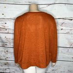 Thomas & Olivia NWT 3X Embellished Trick or Treat Pumpkin Halloween Knit Top Orange Photo 2