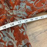 Ivy Jane  Brocade Tapestry Floral Button Up Jacket Photo 5