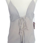 • Sincerely Jules tie front cami top silver medium Photo 0