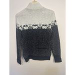 Rossignol‎ Sweater 1/4 Zip Mohair Blend Black White XL Women Nordic Stretch Ski Photo 3