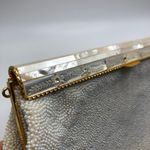 Vintage Mother of Pearl Beaded White Created by Mr John Japan Evening Bag Photo 3