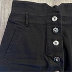 Miami New Mi Ami Black Jean Denim Button Front Mini Skirt Sz M Women’s Photo 6
