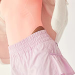 Free People Movement  Shorts Get Your Flirt On Medium Pink  Photo 0
