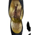 Walter Steiger Navy black Polka dots heel pump sz 7.5 B Handmade In Italy VTG Blue Photo 9