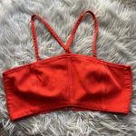 Nasty Gal NWT  Orange Denim Corset Photo 0