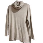 French Connection 🤍  Ribbed Cowlneck Sweater – Light Oatmeal, Size Medium Photo 10