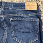 Abercrombie & Fitch  Dark Blue Embroidered Skinny Jeans Photo 5