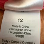 J.Crew  Re-Imagined Pink Zip-Front Short Sleeve One-Piece Swimsuit Size 12‎ Photo 3