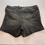 Torrid Light Black Denim Mid Rise Stretch Ripped Jean Shorts Size 24 Photo 5