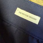 Loft Ann Taylor  Peyton Navy Blue High Rise Trouser Pants Wide Leg Size 12 Petite Photo 10