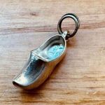 925 Sterling Silver Dutch Clog Shoe Charm Pendant Charm‎ Vintage Photo 8