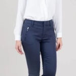Level‎ 99 Pants Womens 33 Blue Francis Lacey Double Welt Zip Trouser Photo 0
