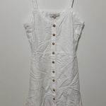 Loft NEW  Linen Button Down Shirt Dress Size 10 Women’s Fit & Flare Beach NWT Photo 1