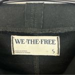 We The Free Free People/ Lola Black Short Sleeve Mock Neck Tee/Top Photo 6