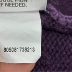 Croft & Barrow Women's Solid Purple
Cable-Knit Sweater 3/4 sleeve L Photo 6