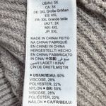 TheDrop 3X Ribbed Knit Lounge Shorts Cozy Neutral High Waist Stretch Pajama Warm Gray Photo 6