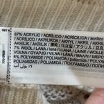 Mango MNG Wool-Blend Cream Open-Knit Sweater Photo 4