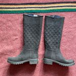 CHARLESTON SHOE CO. wentworth rain boot in black preppy equestrian Size 6 Photo 5