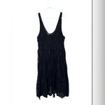 Free People kristal Metallic gold and black lace mini Dress,Size 8 Photo 5