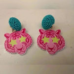 Fun funky earrings Pink Photo 1