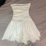 Princess Polly  White 4 Romper, Minxie Strapless Playsuit White, Mini Dress Look Photo 2