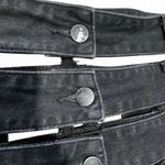 Poster Girl Black denim skirt with cut-out detail.  size small Photo 1