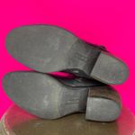 Clarks Mascarpone Cafe Black Leather High Ankle Heeled Moto Boot Sz 9.5 Photo 5