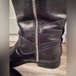 Michael Kors Preston Leather Boots Black Women's Sz 8M Photo 9