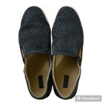 Olukai  Pehuea Leather Slip On Shoes Womens 9.5 Sneaker Shoes Black Leather Photo 3