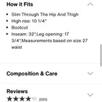 Levi's 725 HIGH RISE BOOTCUT DARK WASH WESTERN RODEO BARREL RACER STYLE JEANS Photo 8