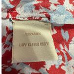 Paloma Blue Alexa Mini Skirt Women's Small Red Blue Silk Ruffle Tiered RTR Photo 5