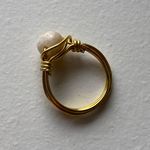 Beaded Wire Ring Gold Photo 1