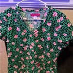 Betsey Johnson Leopard Print scrub top Photo 1