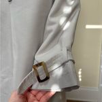 DKNY Trench Coat Light Tan Beige Bone Color Photo 8