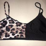 SheIn Black And Leopard Bikini Top Photo 0