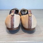 Louise et Cie Elainne Tan & Snakeskin Leather Ballerina Ballet Flats Size 8.5 Photo 3