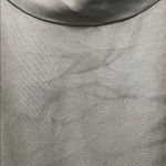 Chocolate Brown Linen Silk Blend Puff Sleeve Mini Dress Photo 9