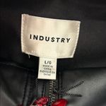 Industry Republic Clothing Black Faux Leather Crop Jacket Size L Photo 8