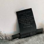 The Limited  100% Cotton gray sleeveless V neck tank top with fringe trim Photo 9