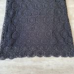 KLD Signature  Boutique Black Lace Lined Dress with Sleeves Medium Photo 8