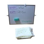 White Chiffon Sheer Scarf With Gold Sparkly Stars Boho Angel Glitter Photo 6