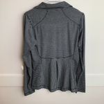 Columbia  Black & Gray Striped Quarter Zip Long Sleeve Photo 2