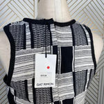 Gat Rimon‎ Shaya Dress in Black & White Jacquard Size 2 Photo 8