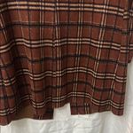 potter's pot  Plaid Brown Women's Jacket Photo 8