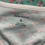 Anthropologie Roberta Roller Rabbit Blooms Pajama Top Tee Henley Floral Green Size US Small‎ Photo 12