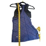 Lululemon Athletica Tops size 2 Tough It Out Tank Heathered Sapphire Blue Butter Photo 6