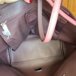Coach NWT PEBBLED LEATHER MARKET TOTE GLITTER ROSE Photo 3